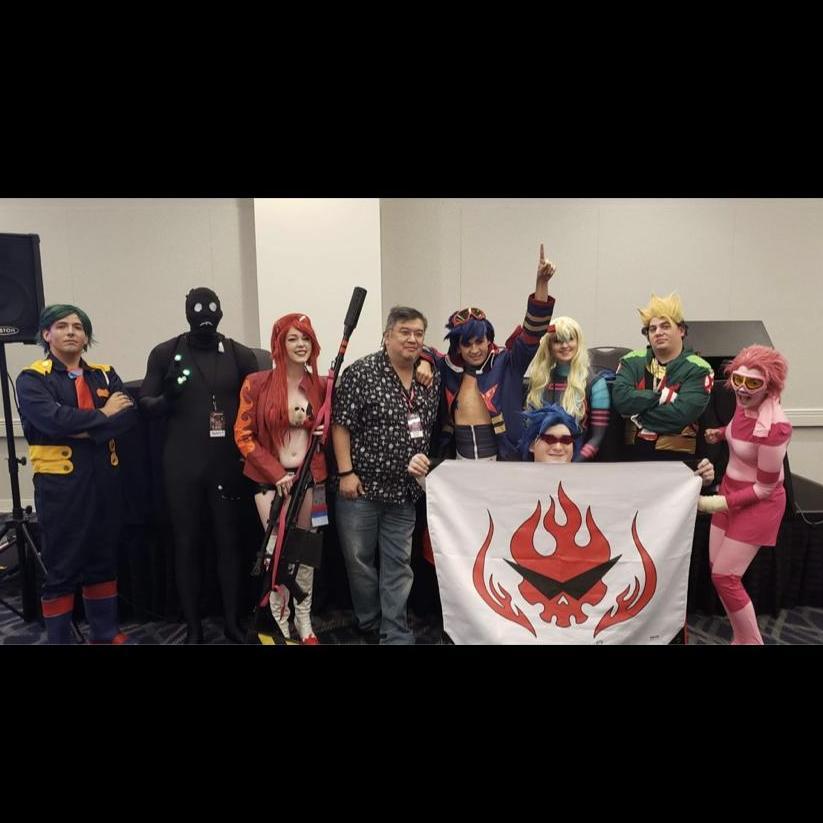 Our second cosplay group of the weekend to where we even met a producer of the show!