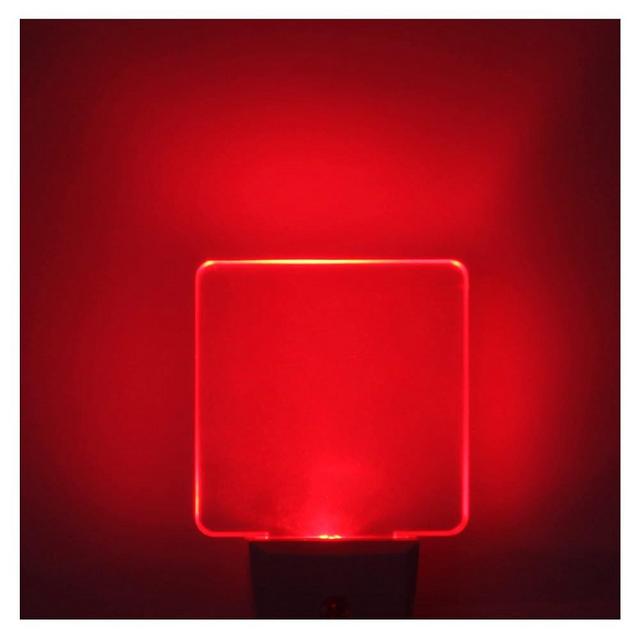 U4GLORY Red Night Lights Plug in 2 Pack, 0.5W Red Light Night Light with Dusk to Dawn Sensor, Auto On/Off LED Night Light Plug into Wall Pefect for Babyroom, Bedroom, Bathroom