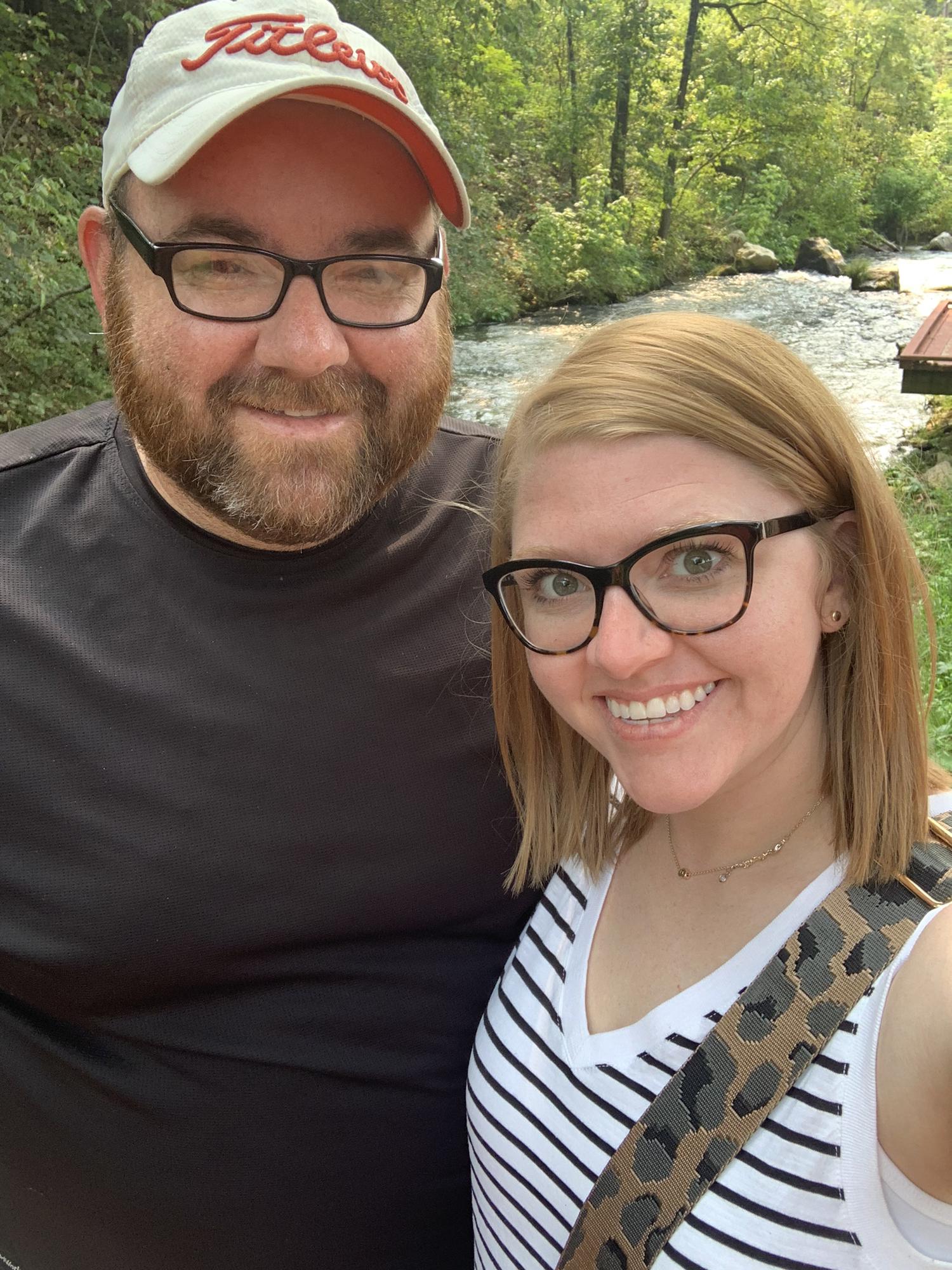Our last picture as boyfriend & girlfriend
Taken about 15 minutes before our engagement