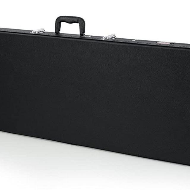 Gator Cases Hard-Shell Wood Case for Electric Bass Guitars; Fits Fender Precision/Jazz Bass, & More (GWE-BASS)