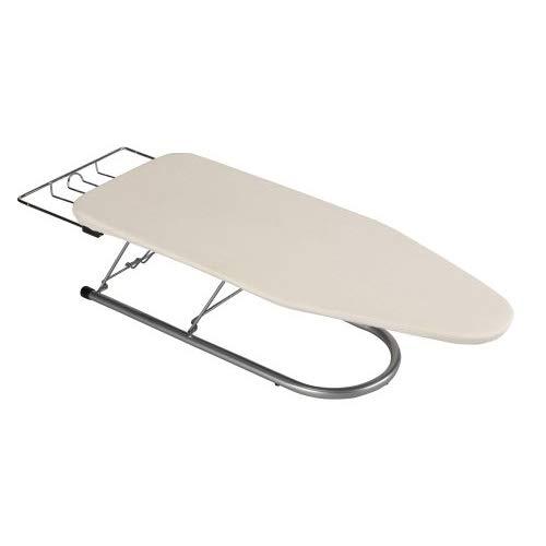 Household Essentials 131210 Small Steel Table Top Ironing Board with Iron Rest | Natural Cover