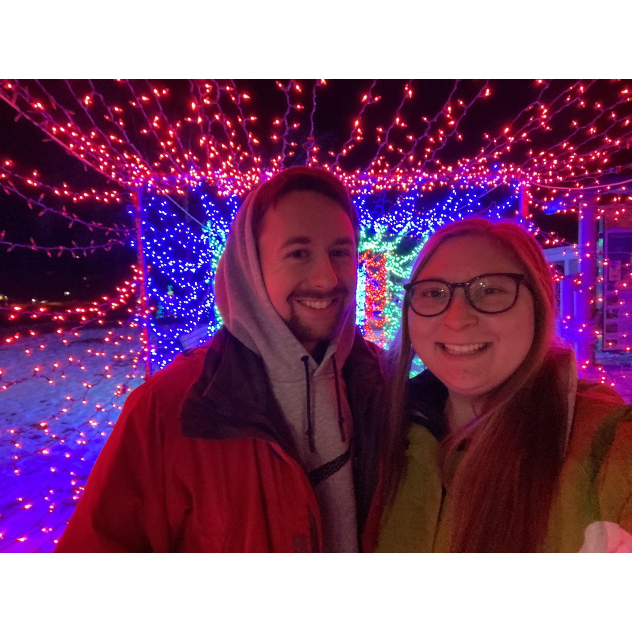 This photo is from our trip to Door County, and Eli gifted Kaley a puzzle of this photo for their first Valentine's Day!