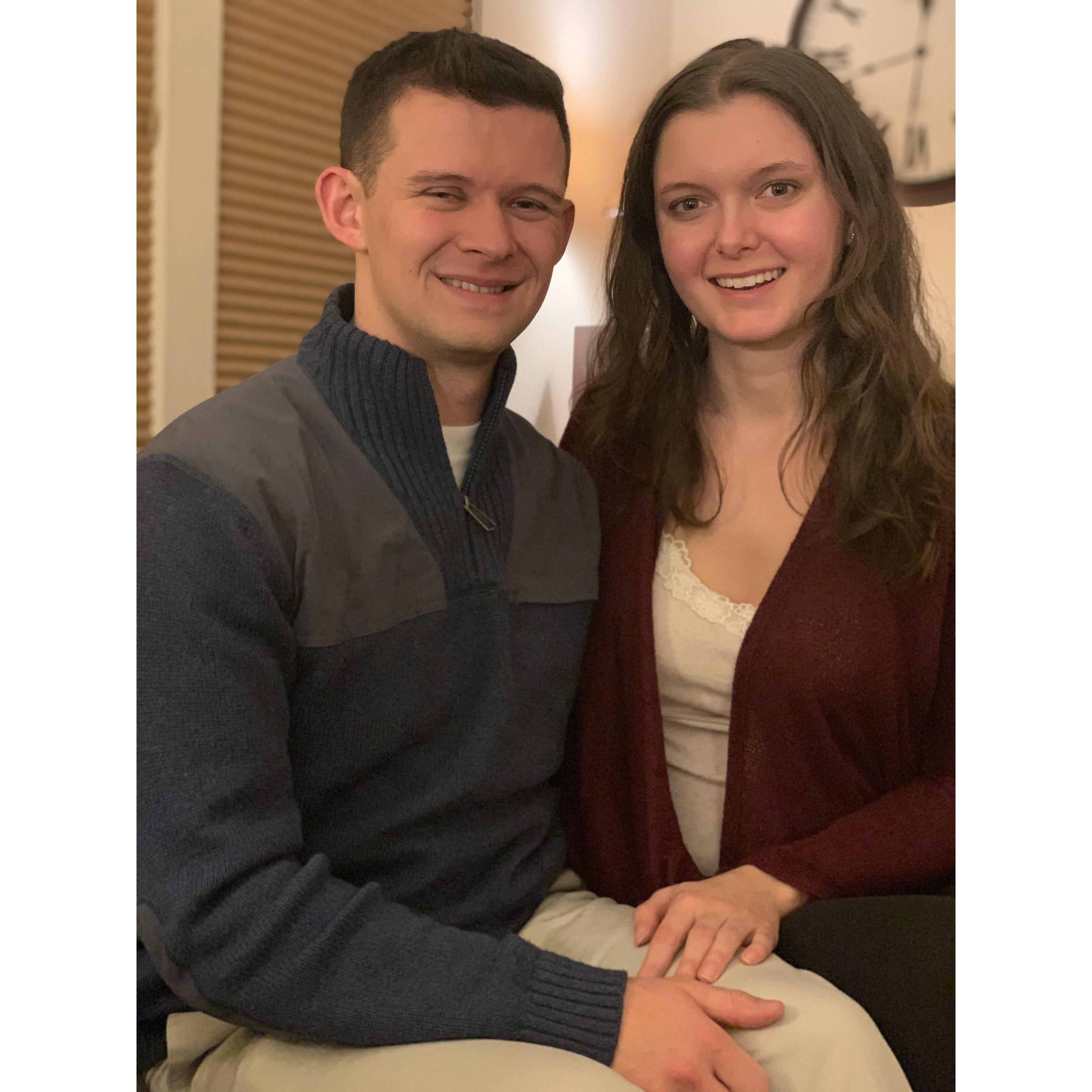 First time Robert met Kaitlyn's parents and their first holiday together (Thanksgiving)! November 2019