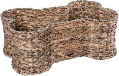 Bone-Shaped Hyacinth Storage Basket, Large