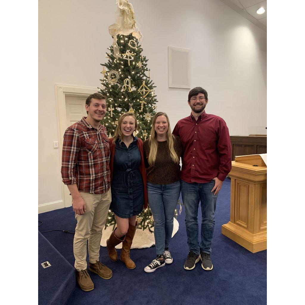 2021 - we FINALLY added Alissa to the iconic Christmas with Will picture