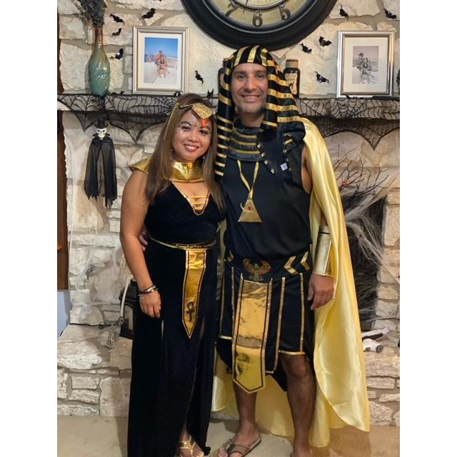 Halloween party at their house.
