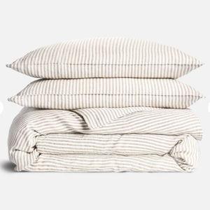 Brooklinen Washed European Linen Duvet Set