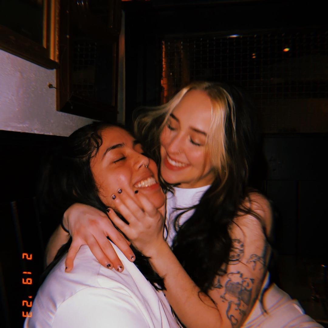 one of many sweet drunken pics taken by a drunken nina
