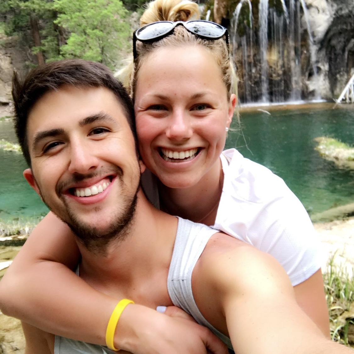 Matt would visit Maddie in Colorado while she was living there. He would do the 17 hour drive by himself and workout along the way!
