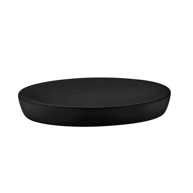 Matte Black Soap Dish Holder.Matte Soap Dish,Soap Holder for Bathroom,Kitchen,wash Room,Used in Bathrooms and Kitchens to Place Soap, Sponges, Small Jewelry Tray Storage and so on.(Black)