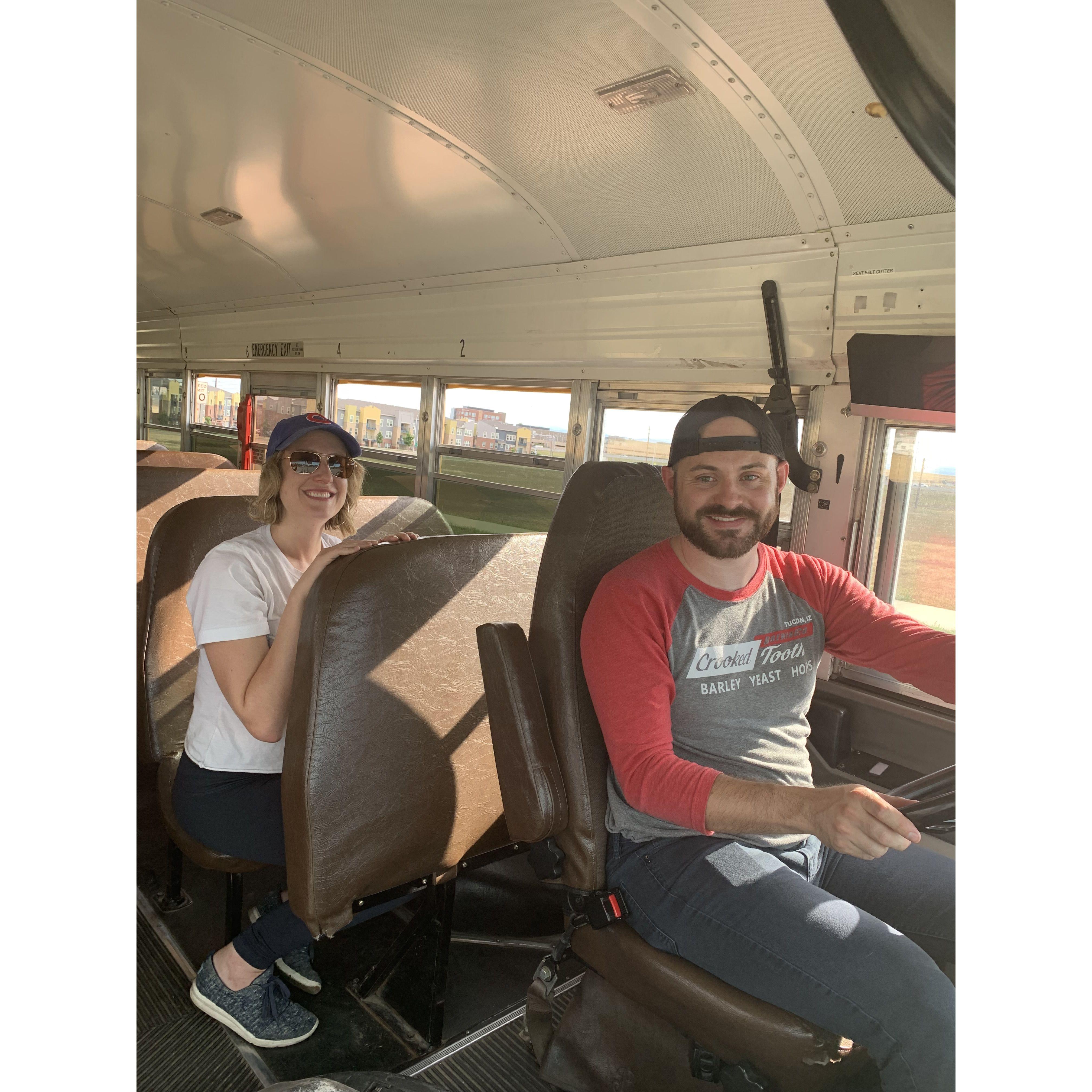 First time driving the bus!