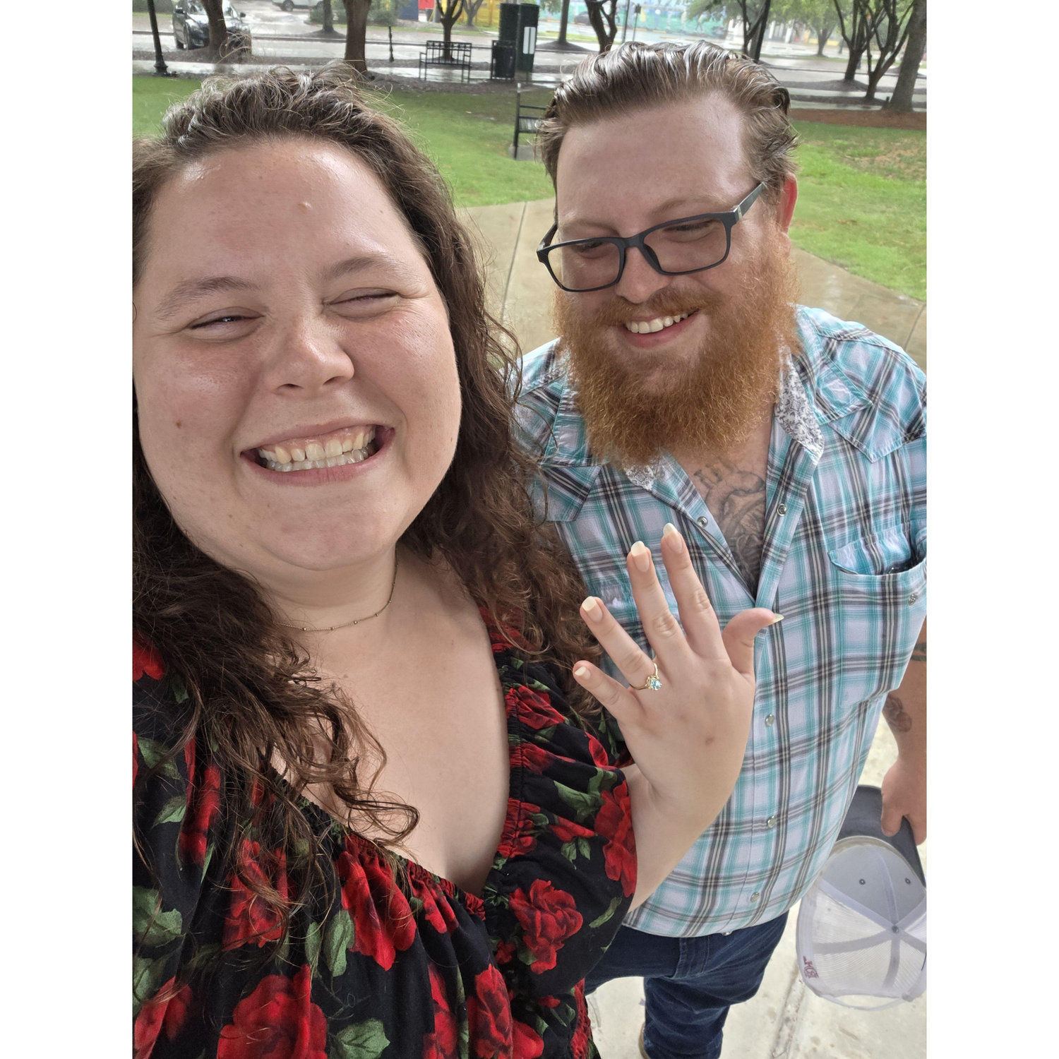Right after Tony proposed!