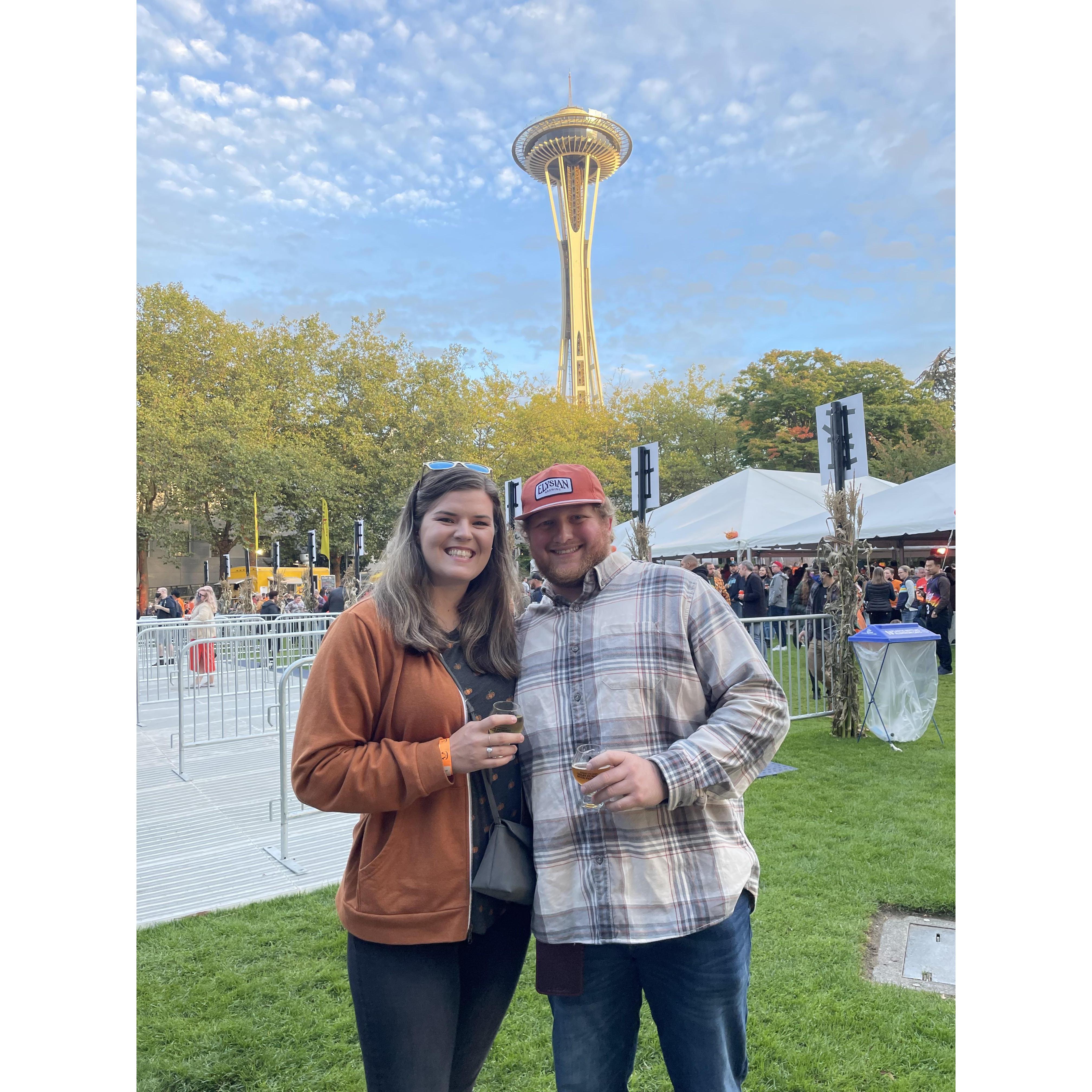 October 2021: Exploring local beers and ciders at the Elysian Great Pumpkin Beer Festival