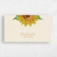 White Wedding Place Card - Bonnie