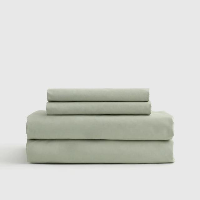Queen w/Top Sheet Classic Organic Percale Sheet Set