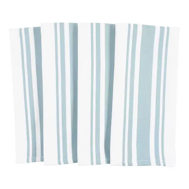 Our Table™ Select Striped Kitchen Towels in Grey Mist (Set of 4)