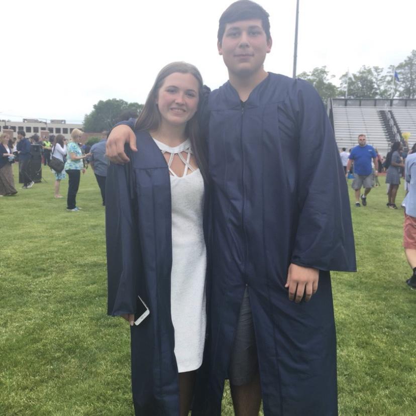 Our first picture ever together, after High School graduation