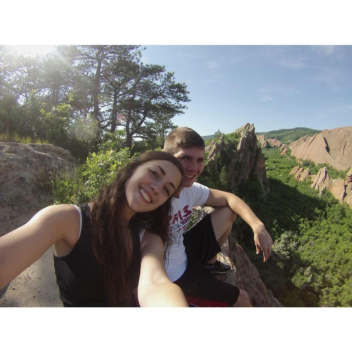 One of our favorite dates in high school were hikes. We had no money, but a great backyard full of hiking trails. This one is in Roxborough.