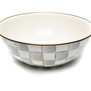 Mackenzie Childs Sterling Check Extra Large Everyday Bowl