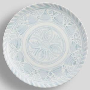 Chambray Tile Stoneware Dinner Plates, Set of 4