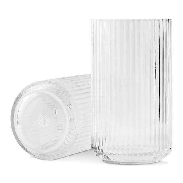 Rosendahl Lyngby Vase, Clear Mouth Blown Glass