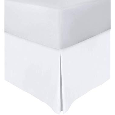 Utopia Bedding King Bed Skirt,16 Inch Drop (White)