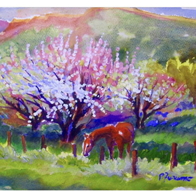 Pam Furumo “April Blossoms” Print