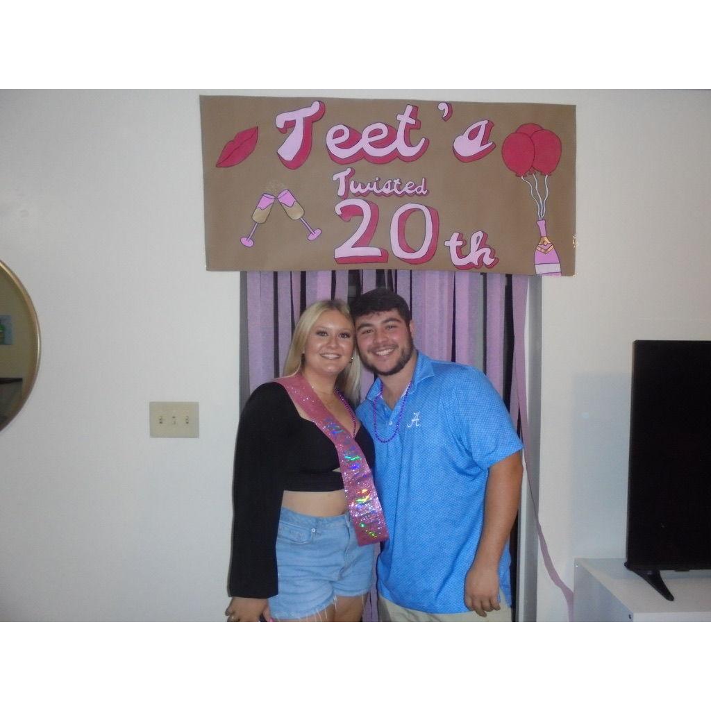 My 20th surprise party that Carter planned for me.