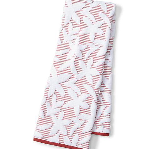 Bath Towel - Red Floral