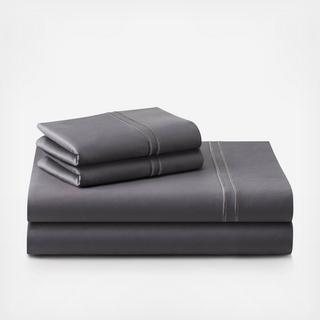 Woven Supima Sateen 4-Piece Sheet Set