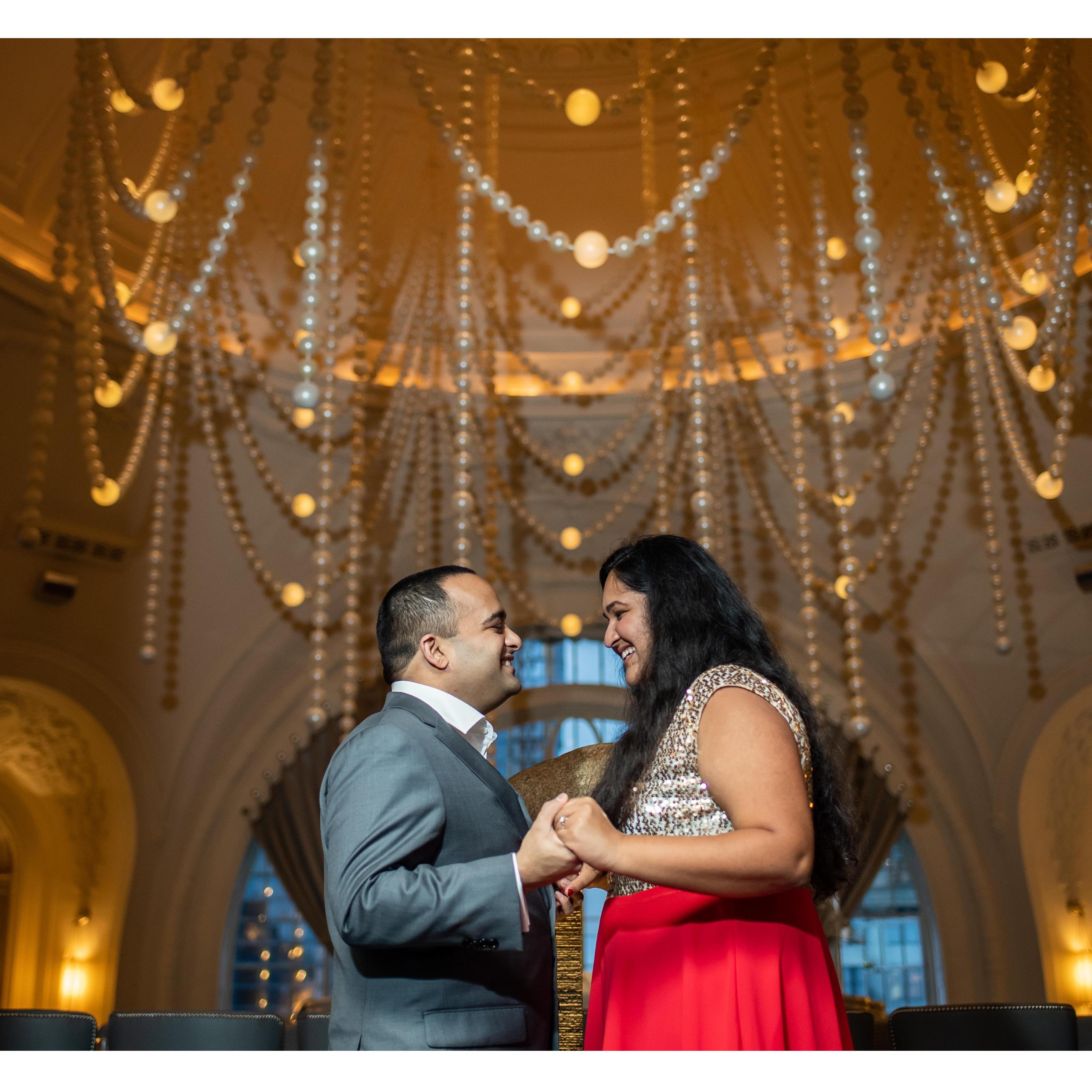 Under the Chandelier of the Bellevue Hotel