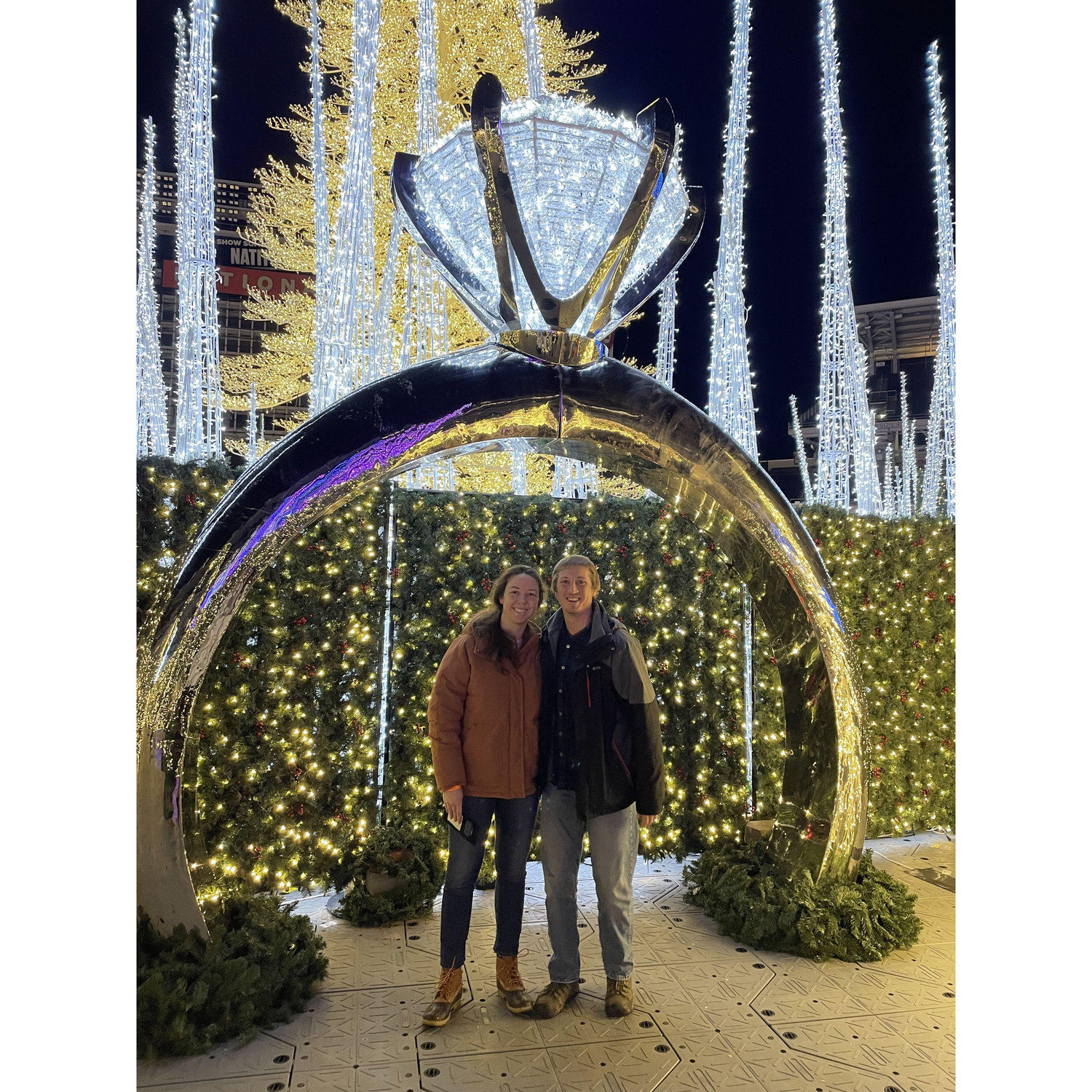 Nat's Park for Enchant Christmas. Just a normal picture, right? Did I miss any subtle hints???