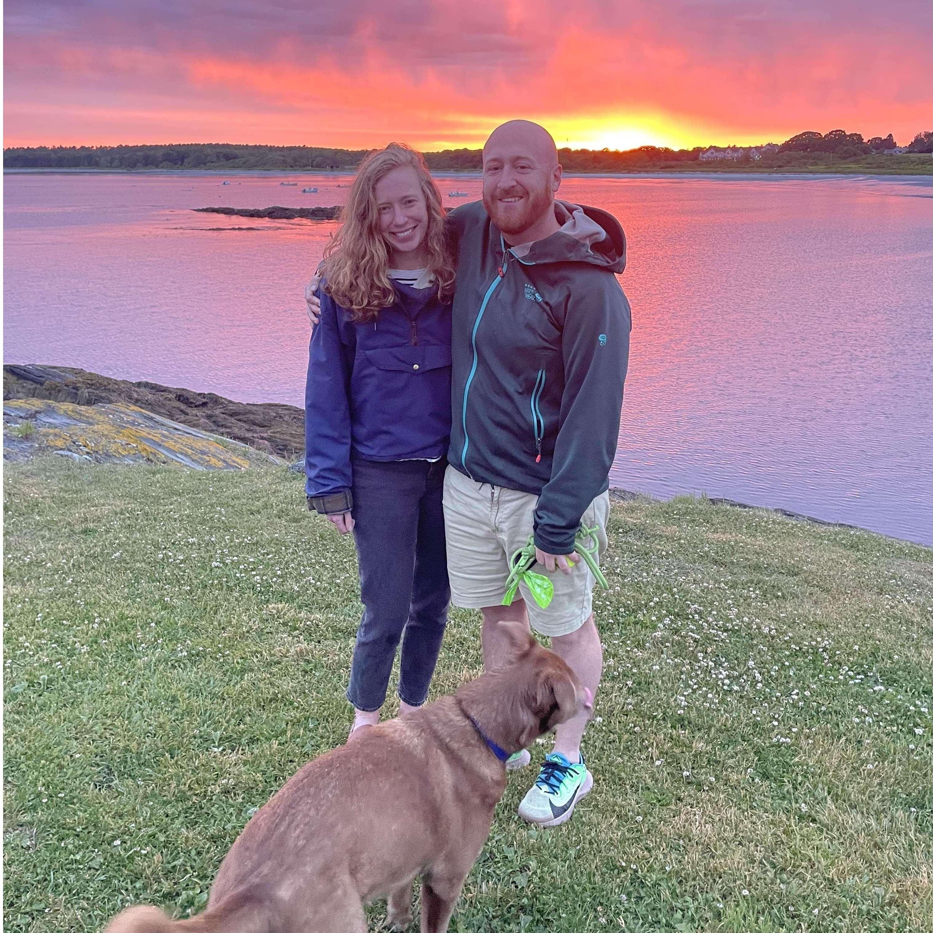 It frankly didn't feel like Charlie appreciated this sunset enough
