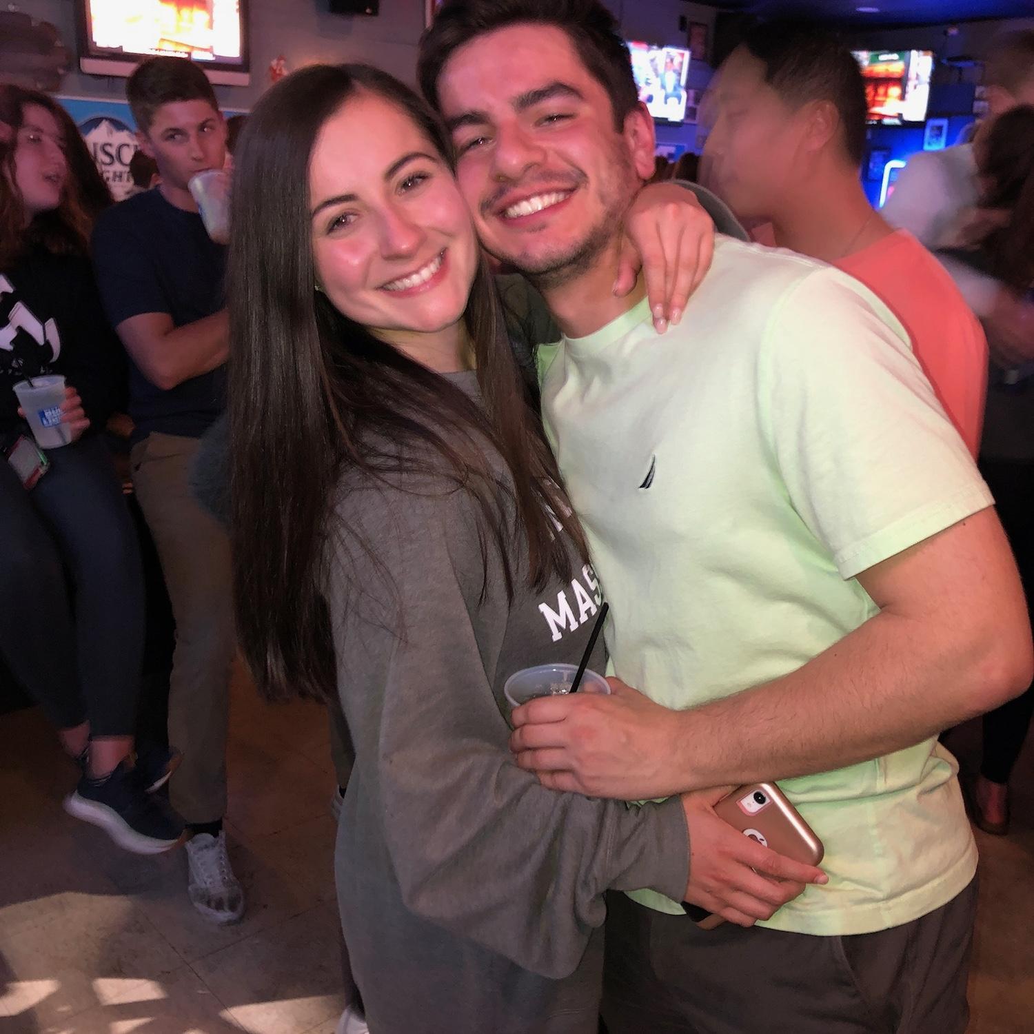 Our first known picture together at Spoke (iykyk)!