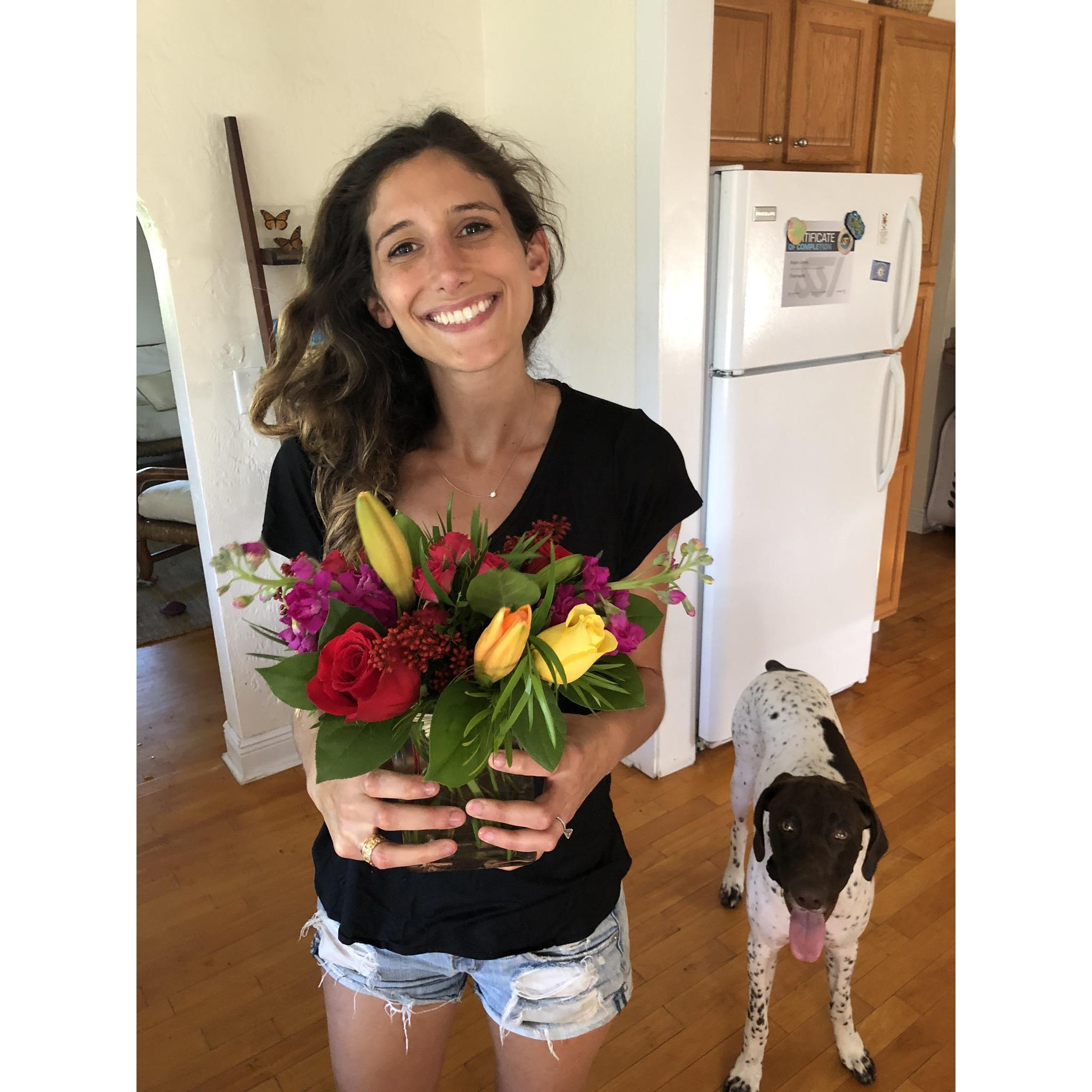 Sara passed her licensing exam!