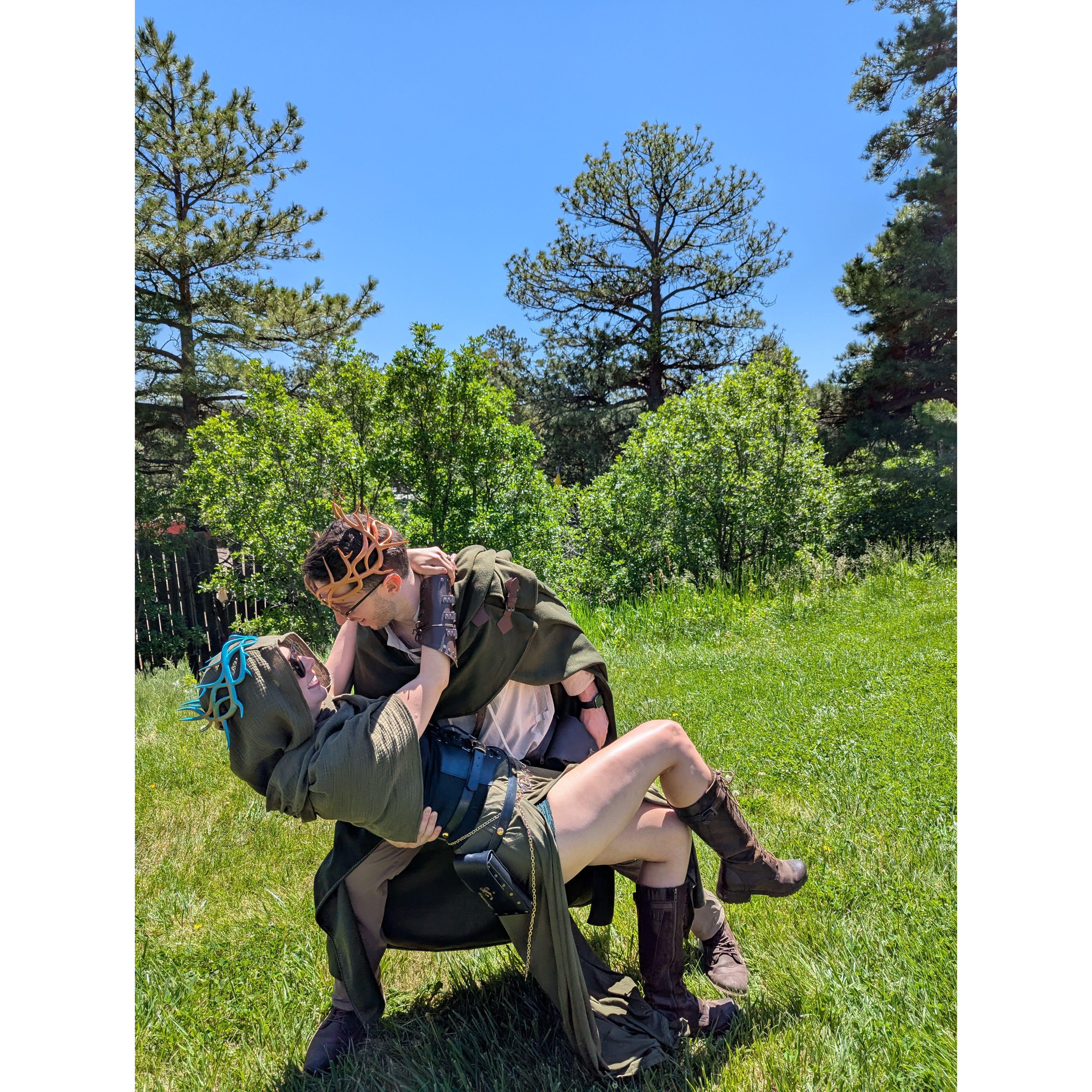 Back in the time machine, and this time we are elves. I have more questions than answers, folks.