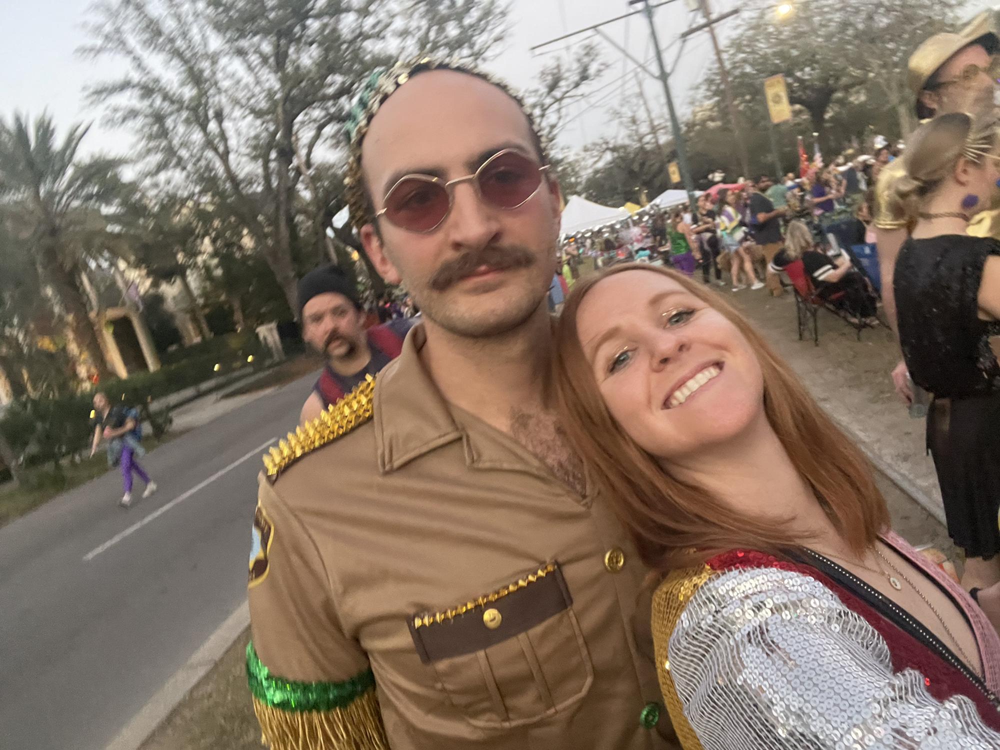 Mardi Gras with officer naughty 🧌