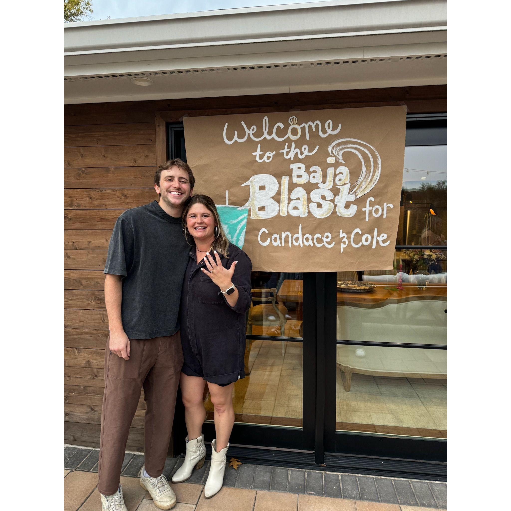 Engagement party thrown by some of our Knoxville friends