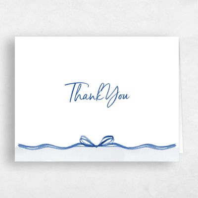 Cobalt, Blue Wedding Thank You - Darlington Landscape