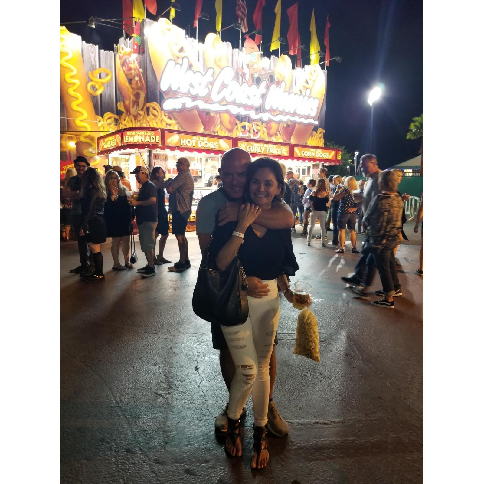 At OC fair with Marco & Paula. We are looking forward to many more summer concerts with you two!