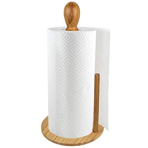 Greenco Counter Top Bamboo Paper Towel Holder
