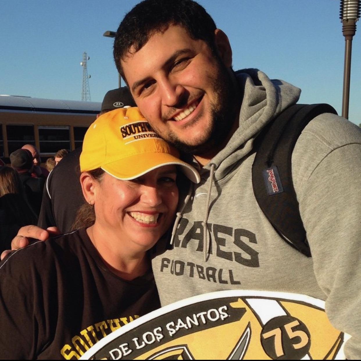Xavier and his mama.