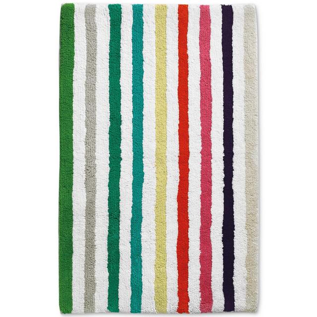 kate spade new york Candy Stripe Cotton 21" x 34" Bath Rug