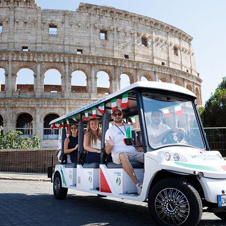 Honeymoon Adventure: Golf Cart Tour Through Rome
