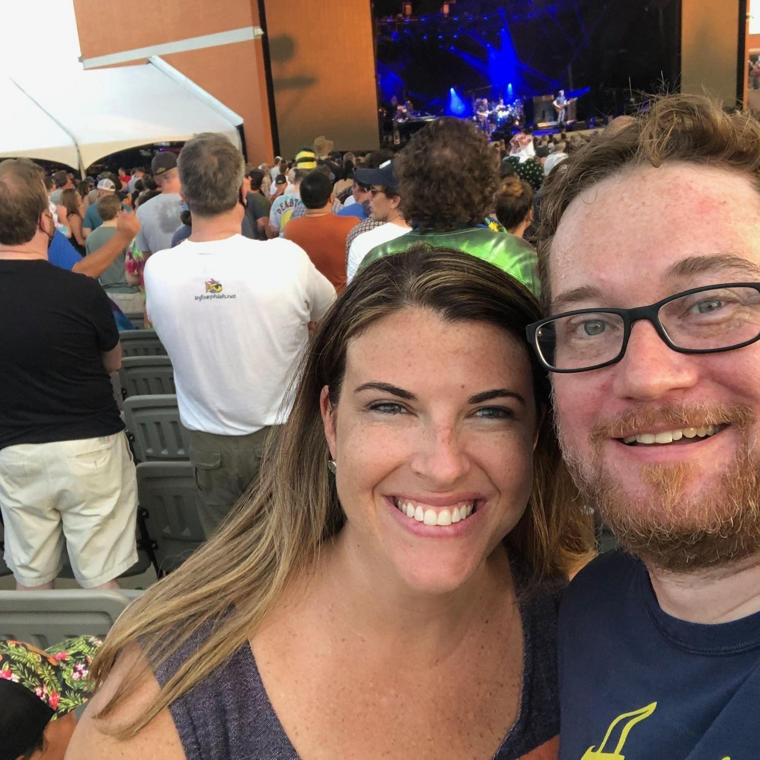 July 2021- Keeli's first Phish show in Arkansas. Bret's 184th..