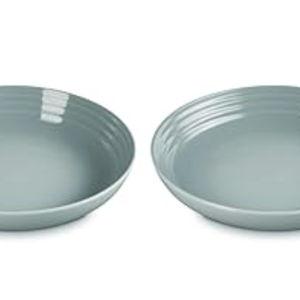 Le Creuset Stoneware Set of 4 Pasta Bowls, 8.5" each, Sea Salt