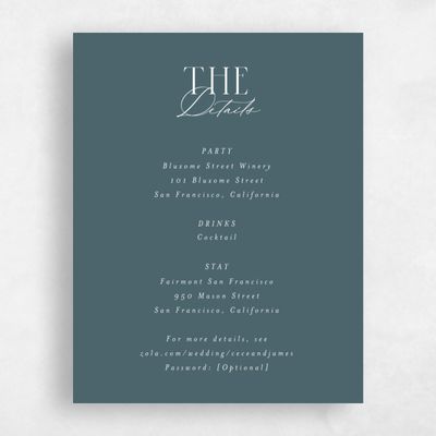 Deep Blue Spruce Wedding Enclosure - Shahira