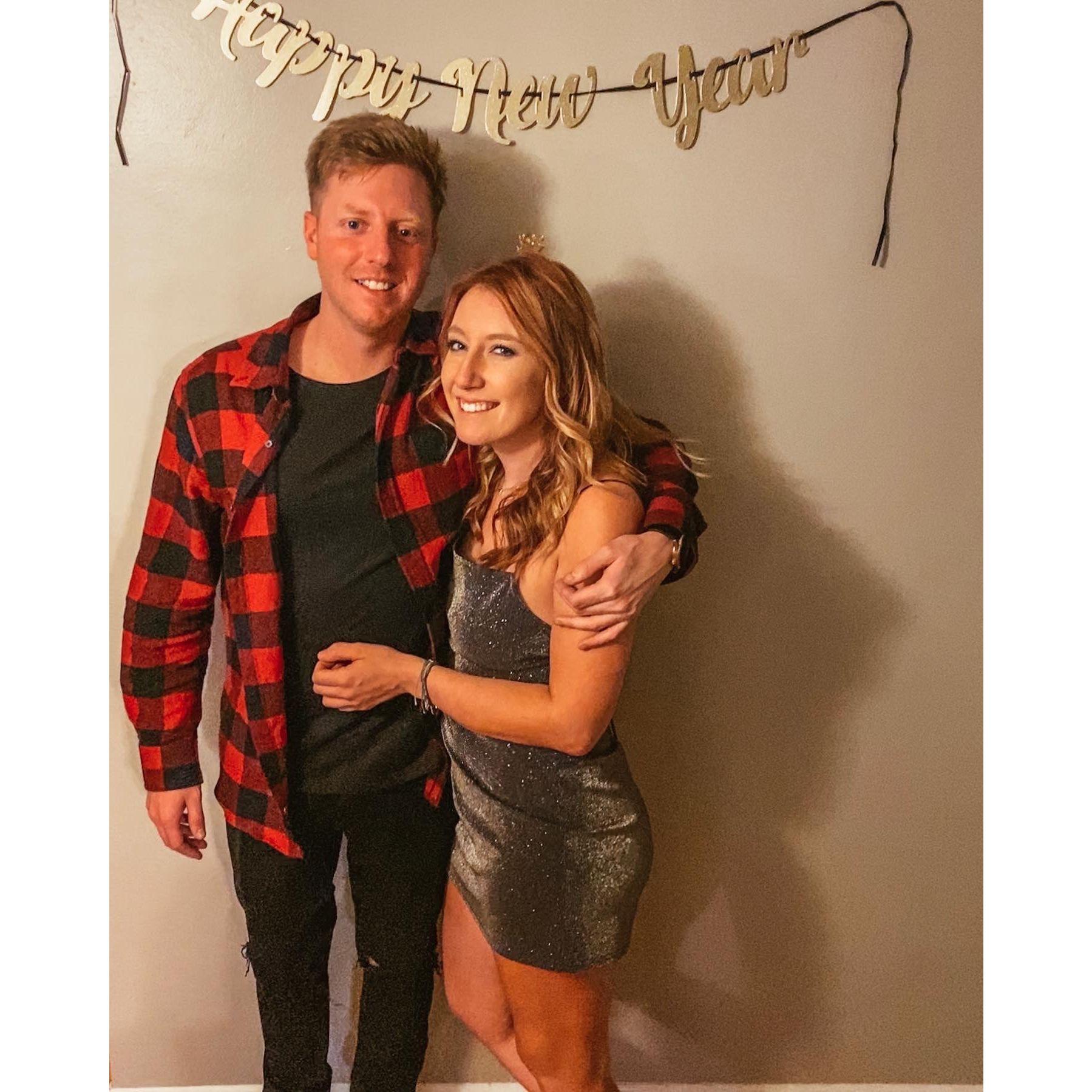First New Years together, 2020.