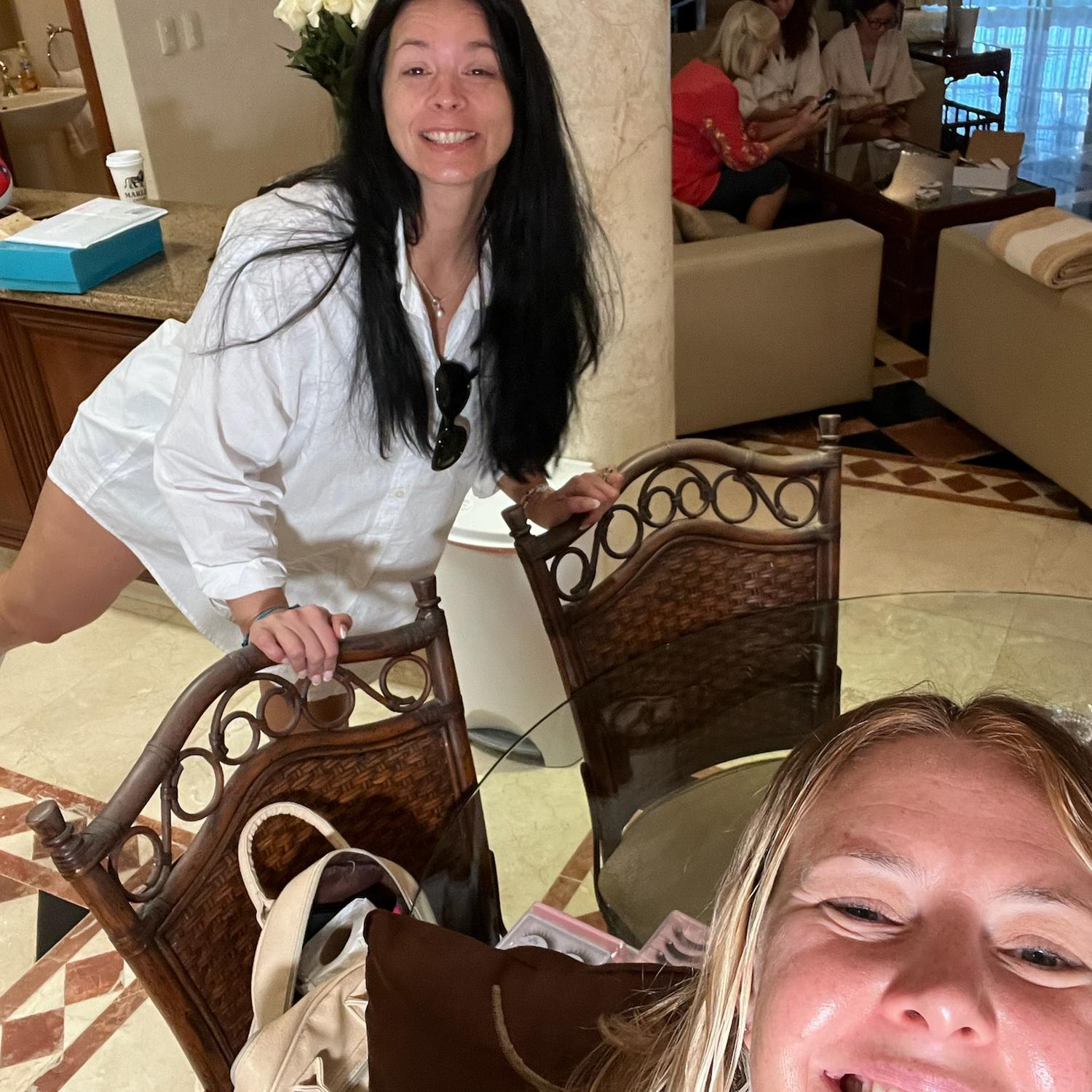 Bridal prep party