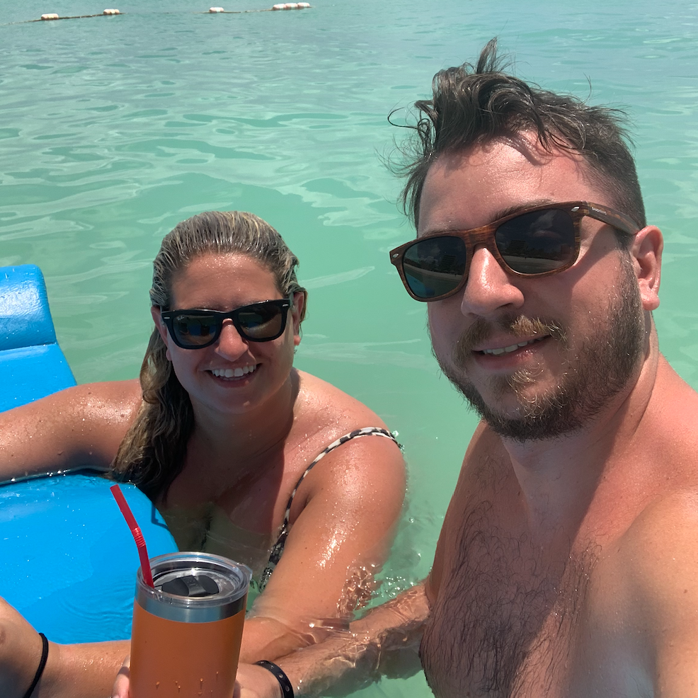 Day 1 of being engaged in Aruba